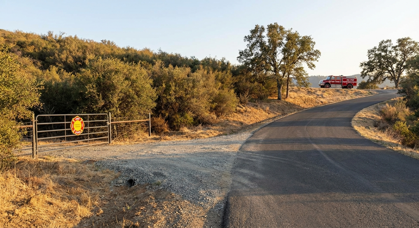 california fire insurance fire department access - California insurance guide