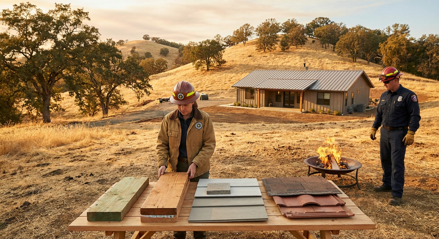 california fire insurance fire resistant materials - California insurance guide
