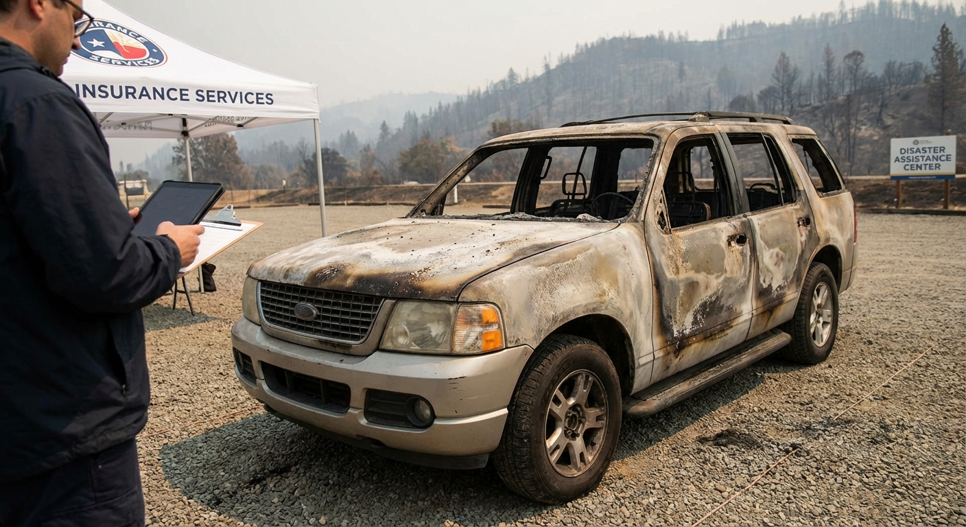 california fire insurance vehicle damage - California insurance guide