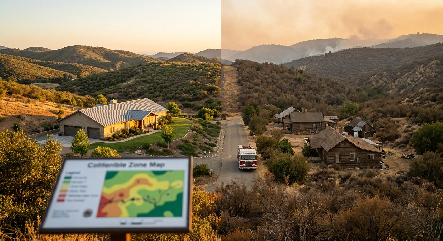 california fire insurance wildfire zones - California insurance guide